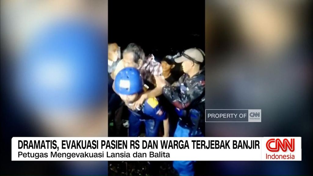 VIDEO: Evakuasi Pasien Rumah Sakit dan Warga Terjebak Banjir