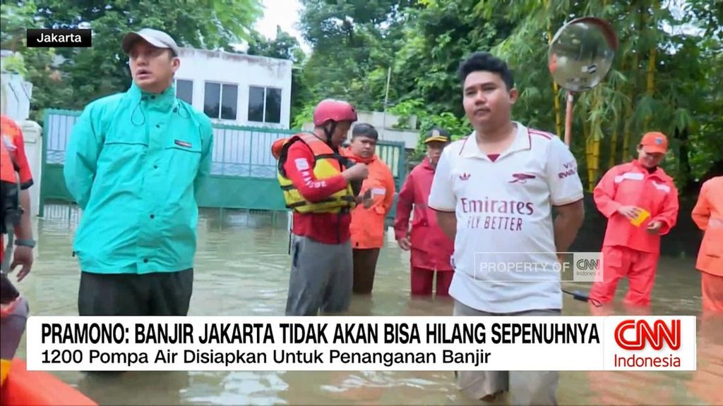 VIDEO: Pramono: Banjir Jakarta Tidak Akan Hilang Sepenuhnya