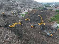 Foto Satelit Perubahan Bantargebang hingga Jadi Gunung Sampah