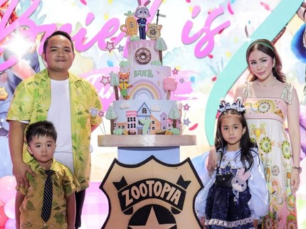 Pesta Ultah ke-7 Putri Momo Geisha Digelar Meriah, Intip Potretnya Bertema Zootopia