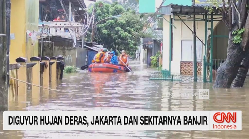 VIDEO: Diguyur Hujan Deras, Jakarta Dan Sekitarnya Banjir
