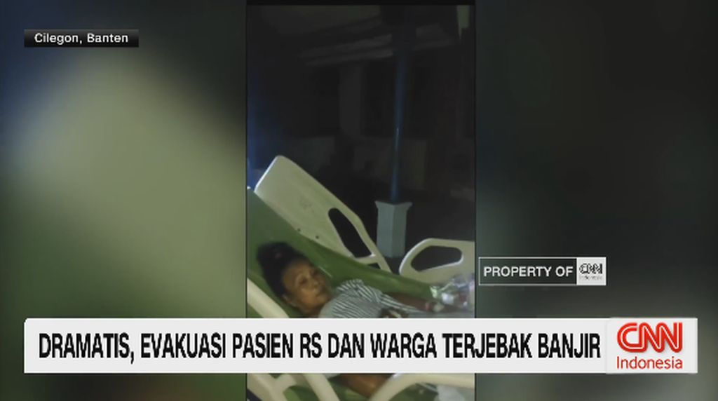 VIDEO: Banjir Rendam RSUD Cilegon, Pasien Terpaksa Dipindahkan