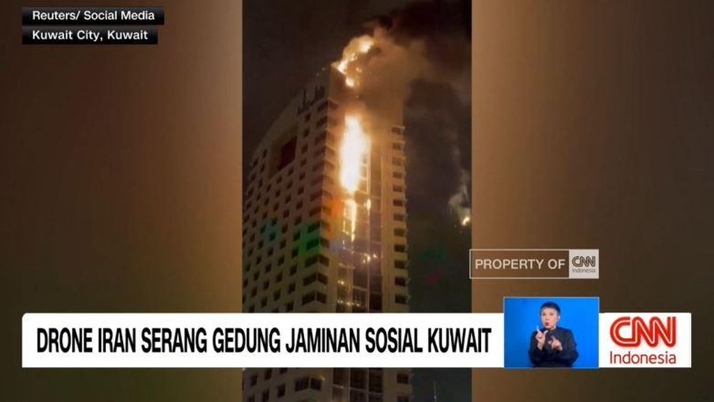 VIDEO: Serangan Balasan Iran Targetkan Sekutu AS-Israel