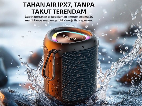 Bikin Momen Kumpul Keluarga Saat Lebaran Makin Seru dengan ROBOT Speaker Bluetooth Portabel 5.3 15W Super Bass!