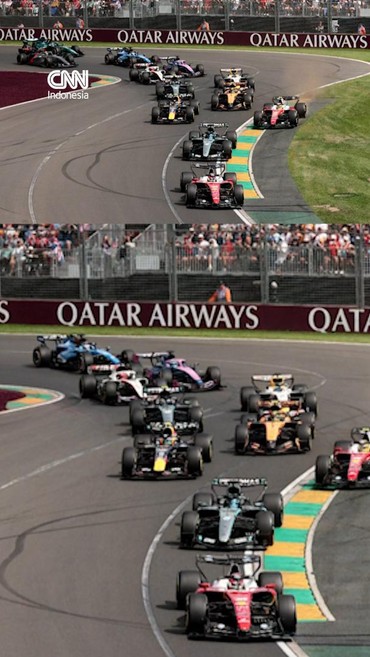 Mercedes Dominasi F1 GP Australia, Verstappen Ke-6