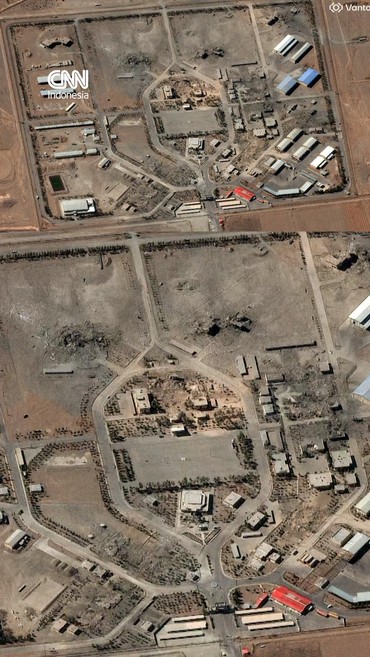 Melihat Kerusakan Bandara-Fasilitas Militer Iran Imbas Serangan Udara