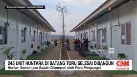 VIDEO: 245 Unit Huntara di Batang Toru Selesai Dibangun