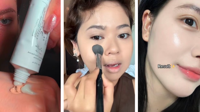 7 Langkah 'Glue Method Makeup' Viral di TikTok yang Buat Base Makeup Tahan Seharian