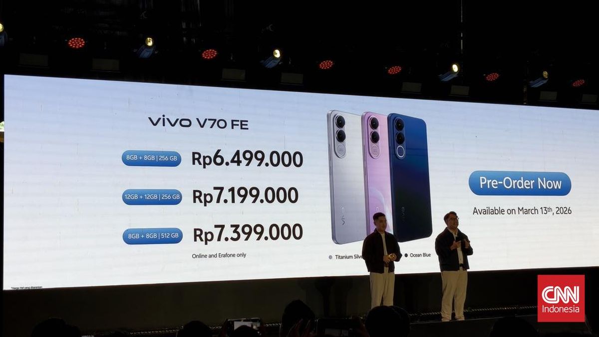Vivo V70 dan V70 FE Resmi Rilis, Ini Spek dan Harganya