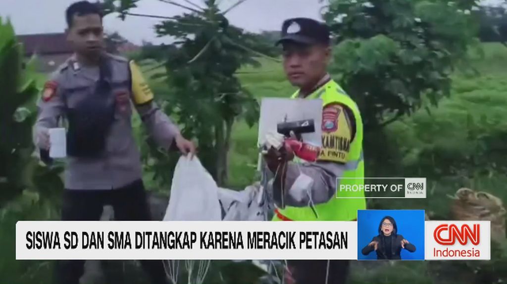 VIDEO: Siswa SD Dan SMA Ditangkap Karena Meracik Petasan