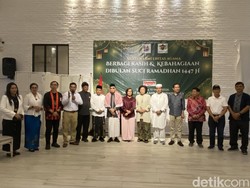Buka Puasa Lintas Agama, Ratusan Tokoh Duduk Bersama Jaga Kerukunan