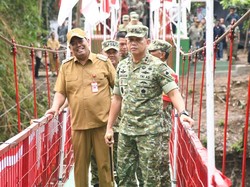 Buka Akses Desa Terpencil, TNI Bangun 39 Jembatan Perintis Garuda di Jateng-DIY