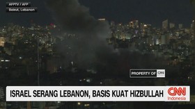VIDEO: Israel Serang Lebanon, Basis Kuat Hizbullah