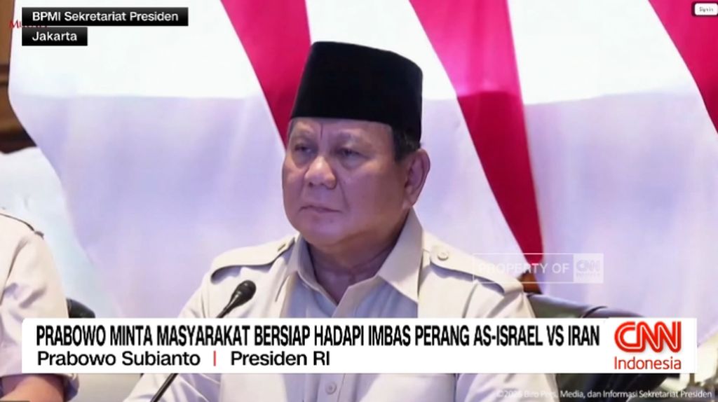 VIDEO: Prabowo: Masyarakat Bersiap Hadapi Imbas Perang AS vs Iran