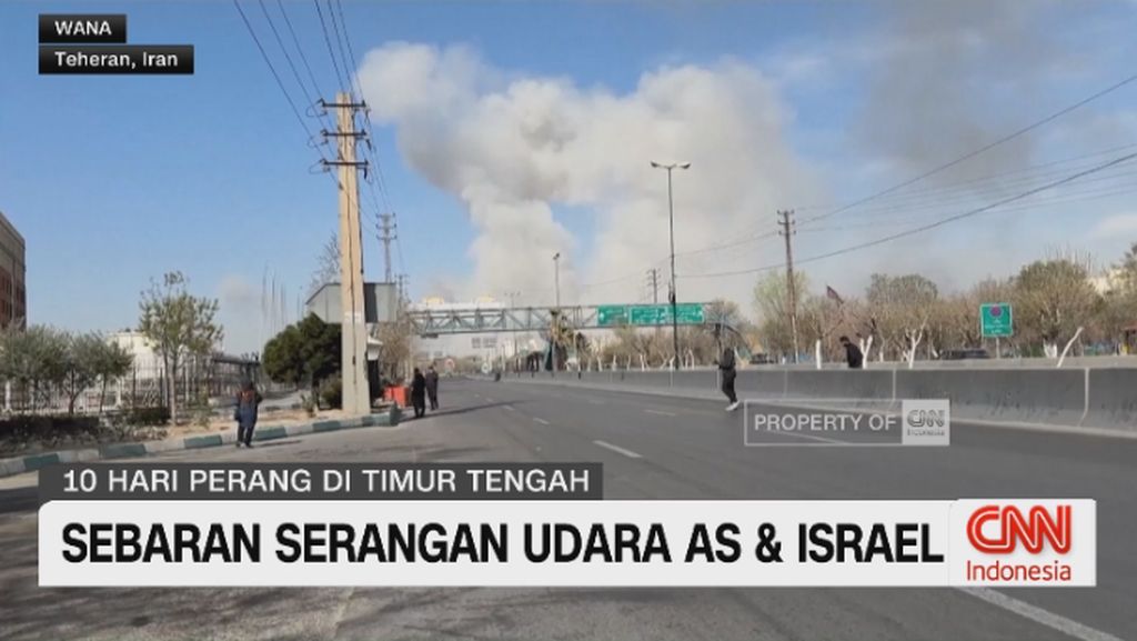 VIDEO: Sebaran Serangan Udara AS dan Israel