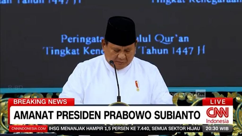 VIDEO: Amanat Presiden Prabowo Terkait Kondisi Global