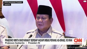 VIDEO: Prabowo Minta Masyarakat Bersiap Hadapi Imbas Perang AS-Israel