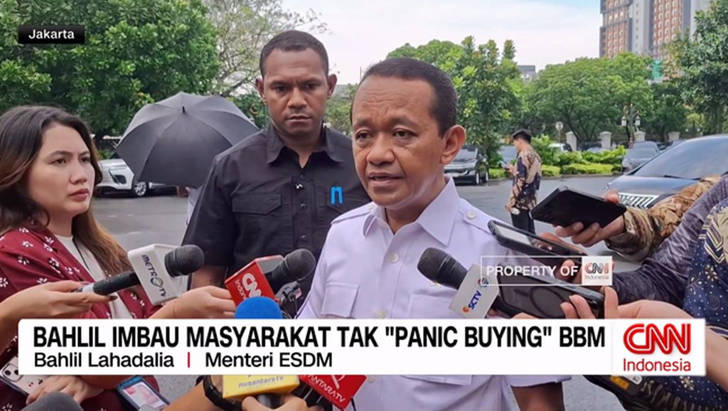 VIDEO: Bahlil Imbau Masyarakat Tak "Panic Buying" BBM