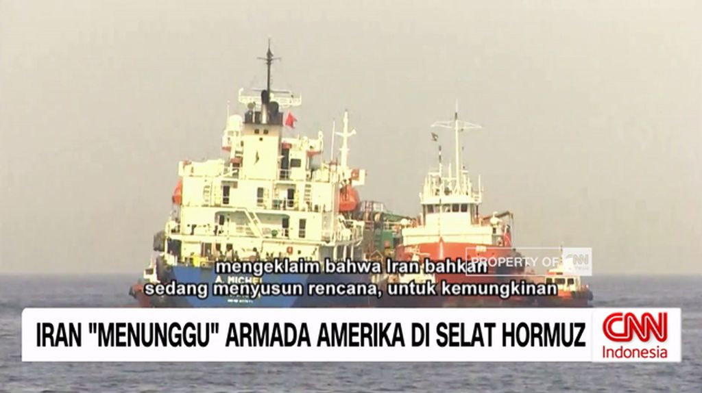 VIDEO: Iran "Menunggu" Armada Amerika di Selat Hormuz