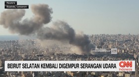 VIDEO: Israel Kembali Gempur Beirut Selatan Lewat Serangan Udara