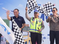 Kakorlantas Lepas Tim Mudik Media: Pastikan Mudik Aman, Keluarga Bahagia