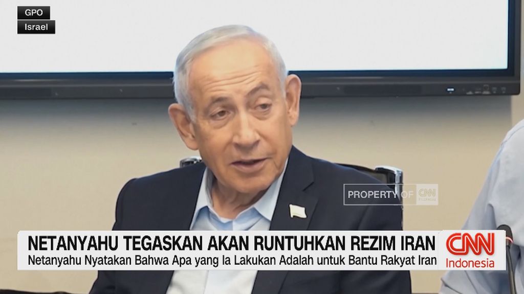 VIDEO: Netanyahu Tegaskan Akan Runtuhkan Rezim Iran