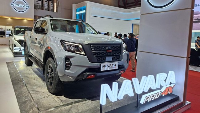 Nissan Navara PRO-4X sudah dipajang di IIMS 2026, namun belum dijual.