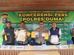 Baru Pulang dari Malaysia, Pekerja Migran Bawa Sabu 10 Kg Ditangkap di Dumai