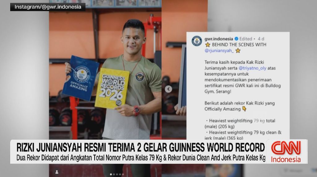 VIDEO: Rizki Juniansyah Resmi Terima 2 Gelar Guinness World Record
