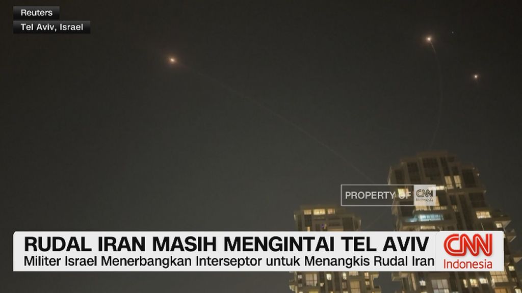 VIDEO: Rudal Iran Masih Mengintai Tel Aviv