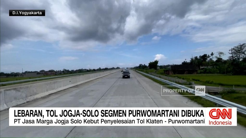 VIDEO: Lebaran, Tol Jogja-Solo Segmen Purwomartani Dibuka