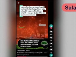 Cek Fakta: Benarkah Serangan Brutal Iran dengan Hujan Rudal ke Israel?