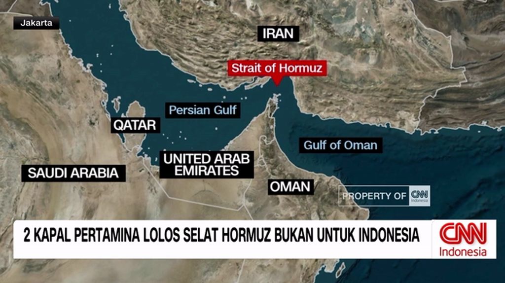 VIDEO: Dua Kapal Pertamina Lolos Selat Hormuz Bukan untuk Indonesia