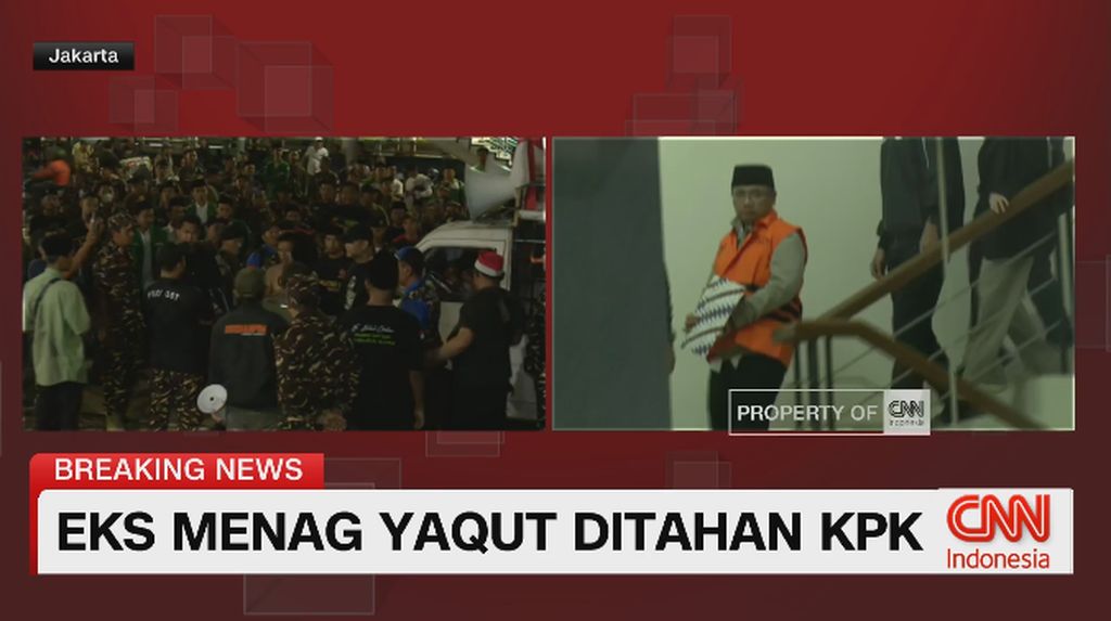VIDEO: Eks Menag Yaqut Cholil Qoumas Ditahan KPK