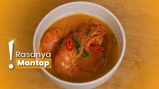 Pecinta Seafood Merapat! Chef Steby Bagikan Resep Gulai Udang Balacan