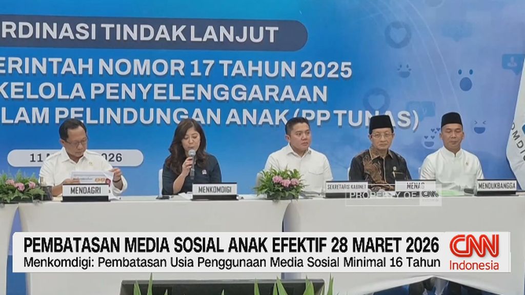 VIDEO: Pembatasan Media Sosial Anak Efektif 28 Maret 2026