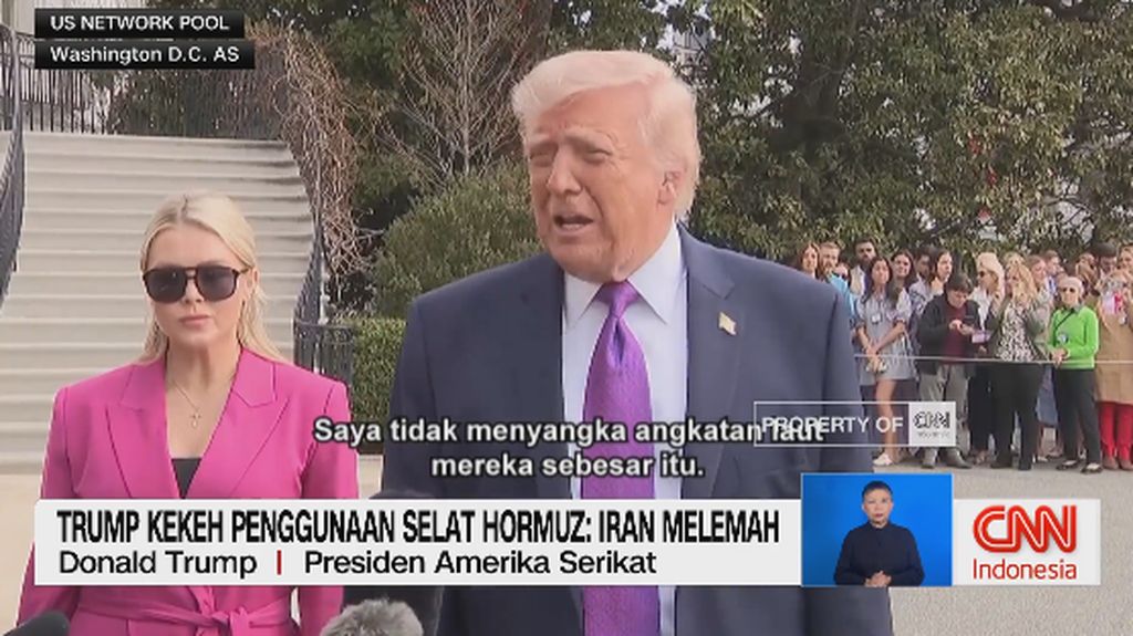 VIDEO: Trump Kekeh Penggunaan Selat Hormuz; Iran Melemah