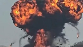 Detik-detik Drone Meledak di Fasilitas Minyak Oman