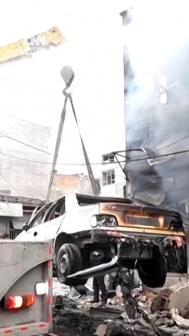 AS-Israel Bom Kompleks Permukiman Teheran Iran, 100 Rumah Rusak