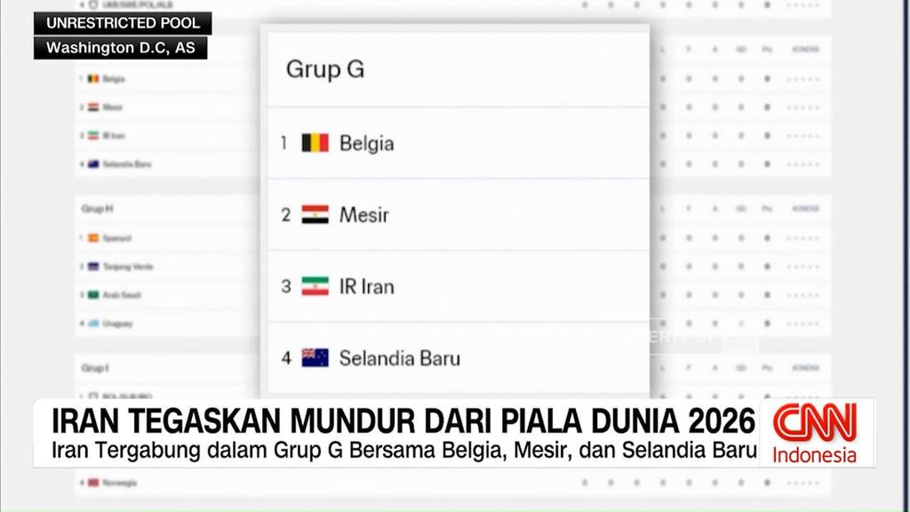 VIDEO: Iran Tegaskan Mundur dari Piala Dunia 2026