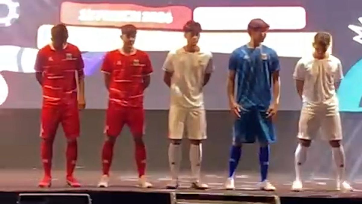 Timnas Indonesia Pamer Jersey Baru
