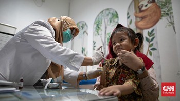 FOTO: Pemberian Vaksin Campak Gratis buat Cegah Campak