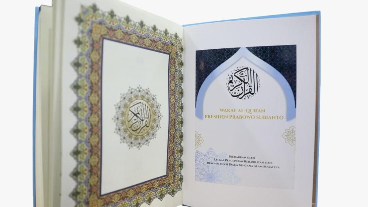Prabowo Wakafkan 70.000 Al-Qur'an untuk Korban Bencana Sumatra