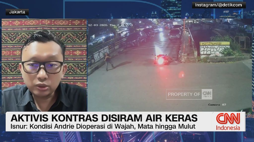 VIDEO: Aktivis KontraS Disiram Air Keras