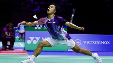 Update Eksklusif Olahraga CNN : Hasil Swiss Open: Duel Sengit 66 Menit, Ginting Lolos ke Semifinal