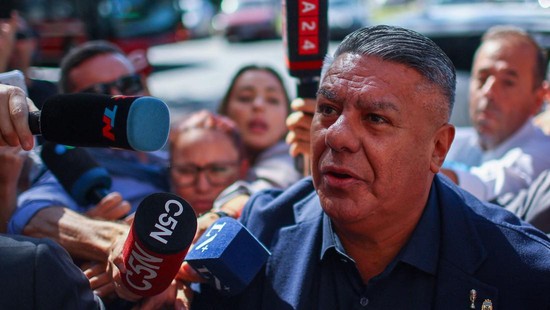 Presiden Federasi Sepak Bola Argentina (AFA) Claudio Tapia.