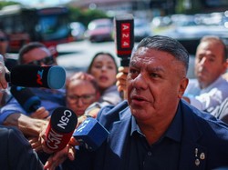 Presiden Federasi Sepak Bola Argentina (AFA) Claudio Tapia.