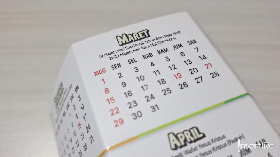 Ilustrasi kalender - Insertlive&period;com