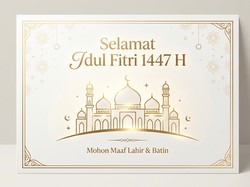 Panduan Bikin Kartu Ucapan Idul Fitri 2026 via AI Gemini dan ChatGPT, Simak!