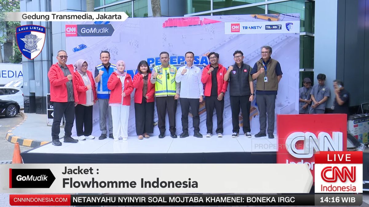 Tim Go Mudik 2026 Cnnindonesia Resmi Diberangkatkan